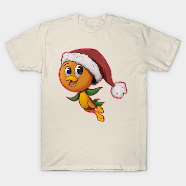 Holiday Orange Bird T-Shirt by AttractionsApparel